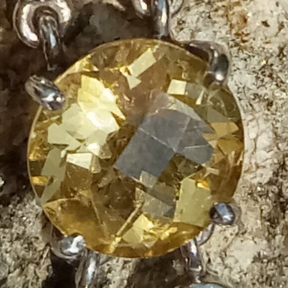 Clear Quartz, Citrine, Amethyst, blue topaz 925 Bracelet - Picture 4 of 5